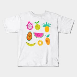 Exotic Tropical Fruits Kids T-Shirt
